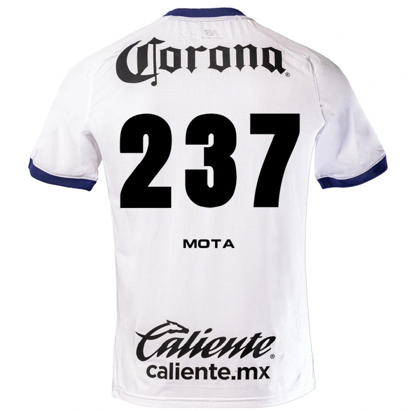 Danxen Heren Diego Mota #237 Wit Blauw Zwart Uitshirt Uittenue 2026/27 T-Shirt