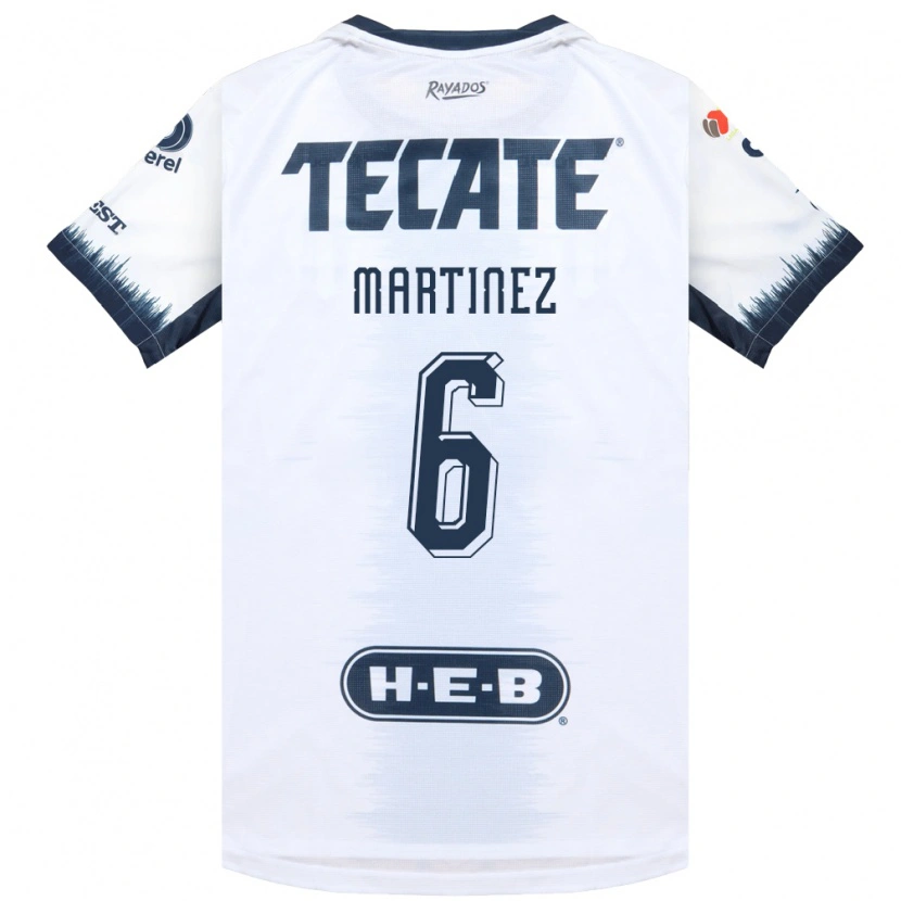 Danxen Heren Alejandra Martinez #6 Wit Inktblauw Rood Uitshirt Uittenue 2026/27 T-Shirt