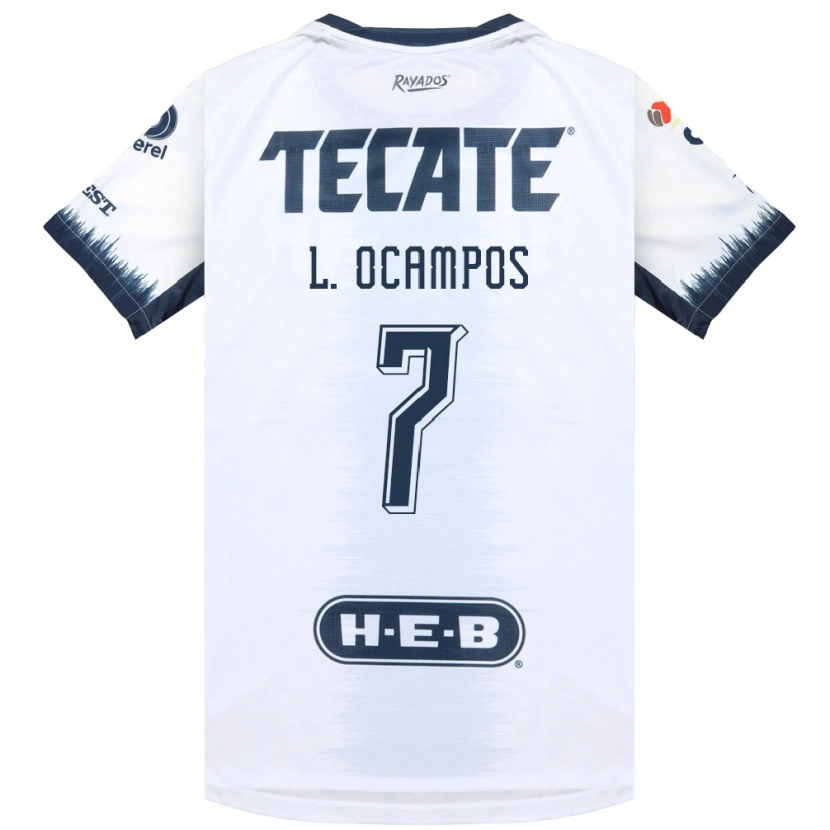 Danxen Heren Lucas Ocampos #7 Wit Inktblauw Rood Uitshirt Uittenue 2026/27 T-Shirt