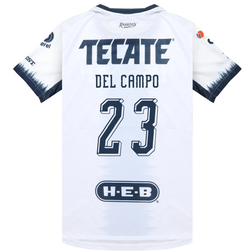 Danxen Heren Valeria Del Campo #23 Wit Inktblauw Rood Uitshirt Uittenue 2026/27 T-Shirt