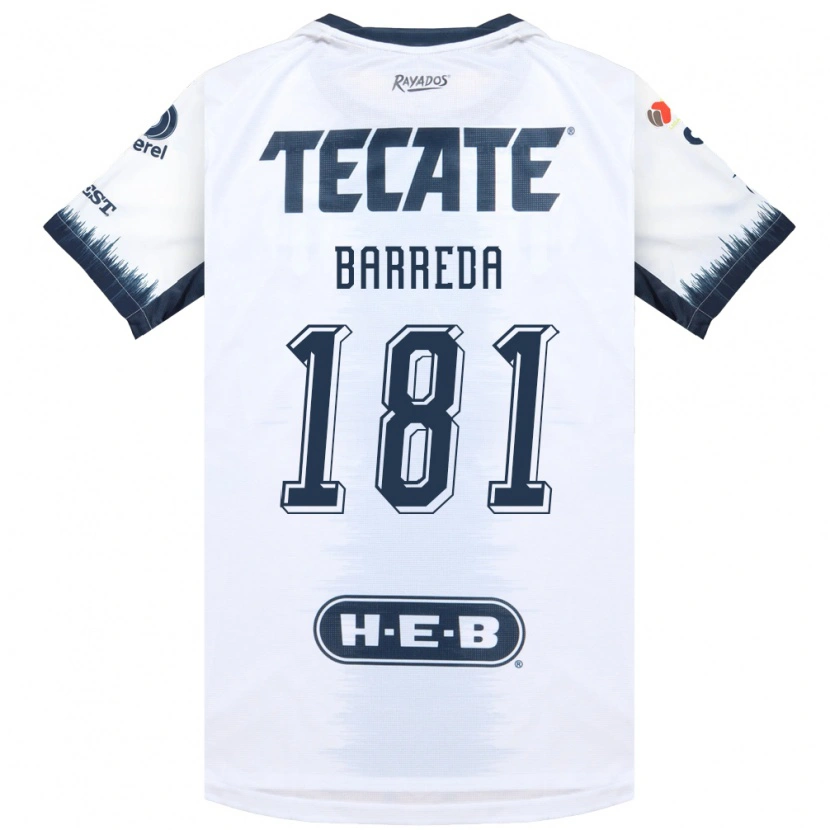 Danxen Heren Dimas Barreda #181 Wit Inktblauw Rood Uitshirt Uittenue 2026/27 T-Shirt