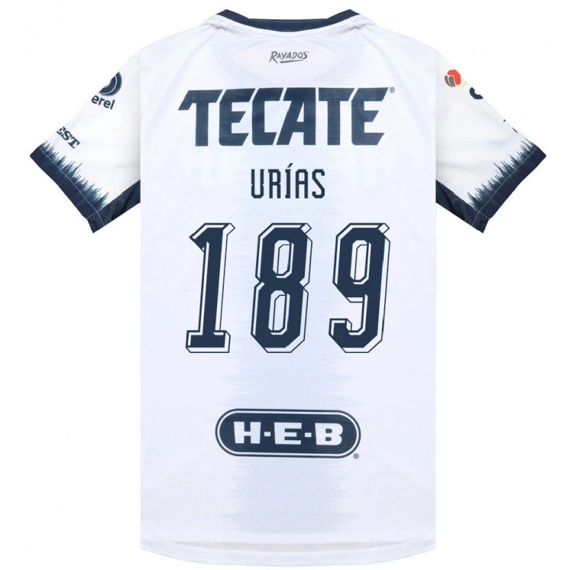 Danxen Heren Álex Urías #189 Wit Inktblauw Rood Uitshirt Uittenue 2026/27 T-Shirt