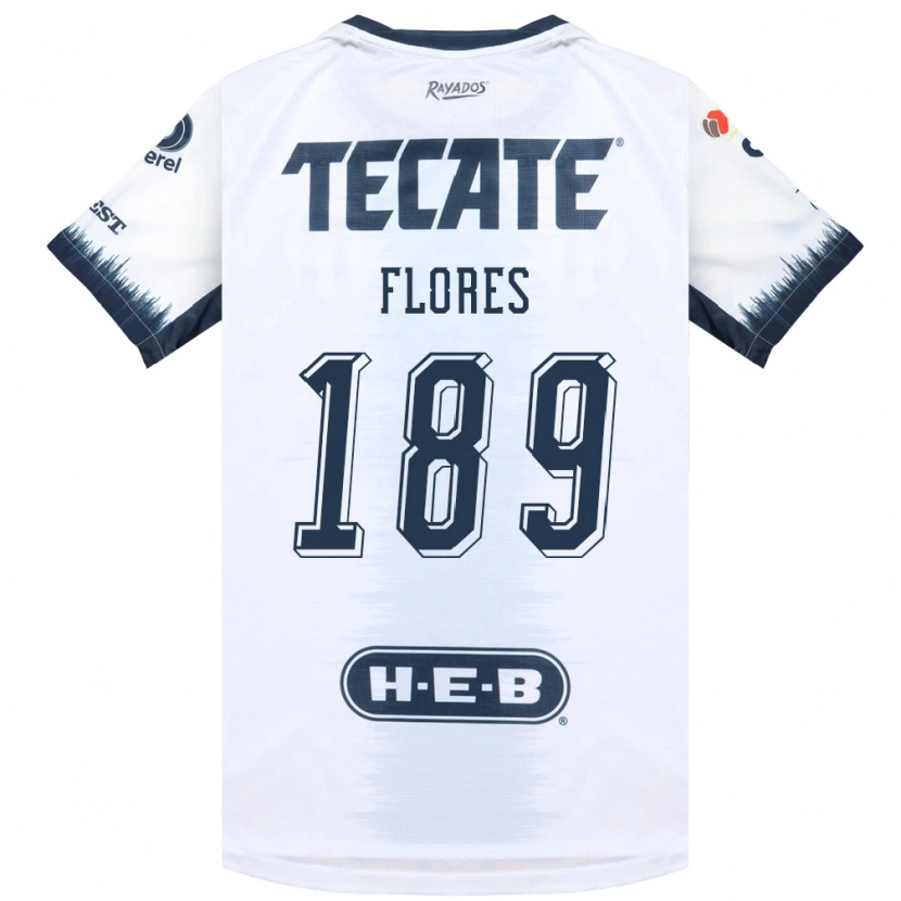 Danxen Heren Yael Flores #189 Wit Inktblauw Rood Uitshirt Uittenue 2026/27 T-Shirt