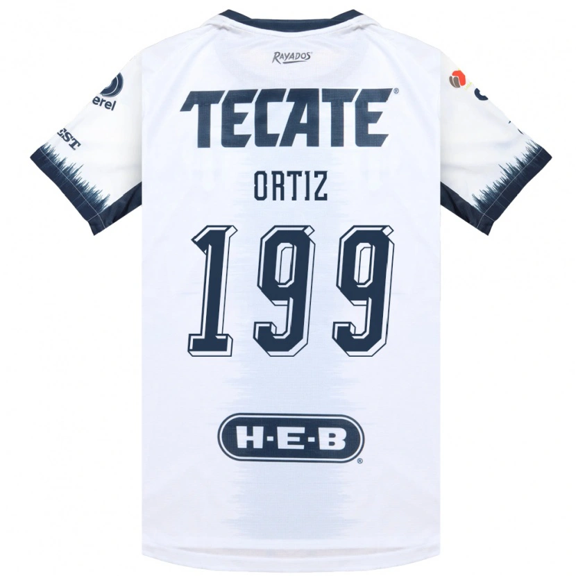 Danxen Heren Luis Ortiz #199 Wit Inktblauw Rood Uitshirt Uittenue 2026/27 T-Shirt