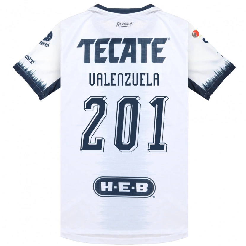 Danxen Heren Francisco Valenzuela #201 Wit Inktblauw Rood Uitshirt Uittenue 2026/27 T-Shirt