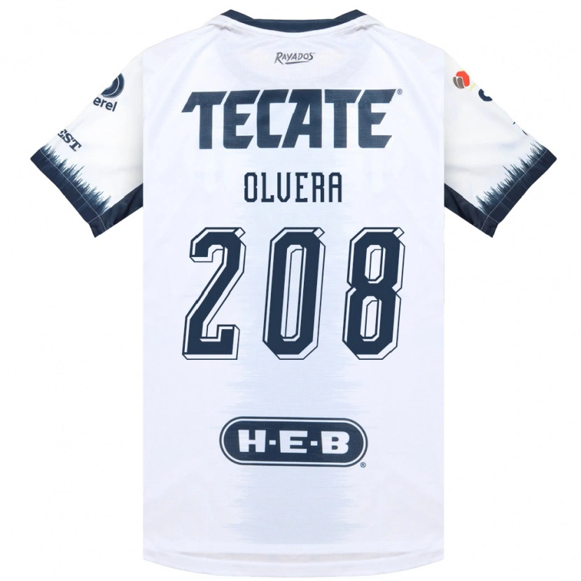 Danxen Heren Marcelo Olvera #208 Wit Inktblauw Rood Uitshirt Uittenue 2026/27 T-Shirt