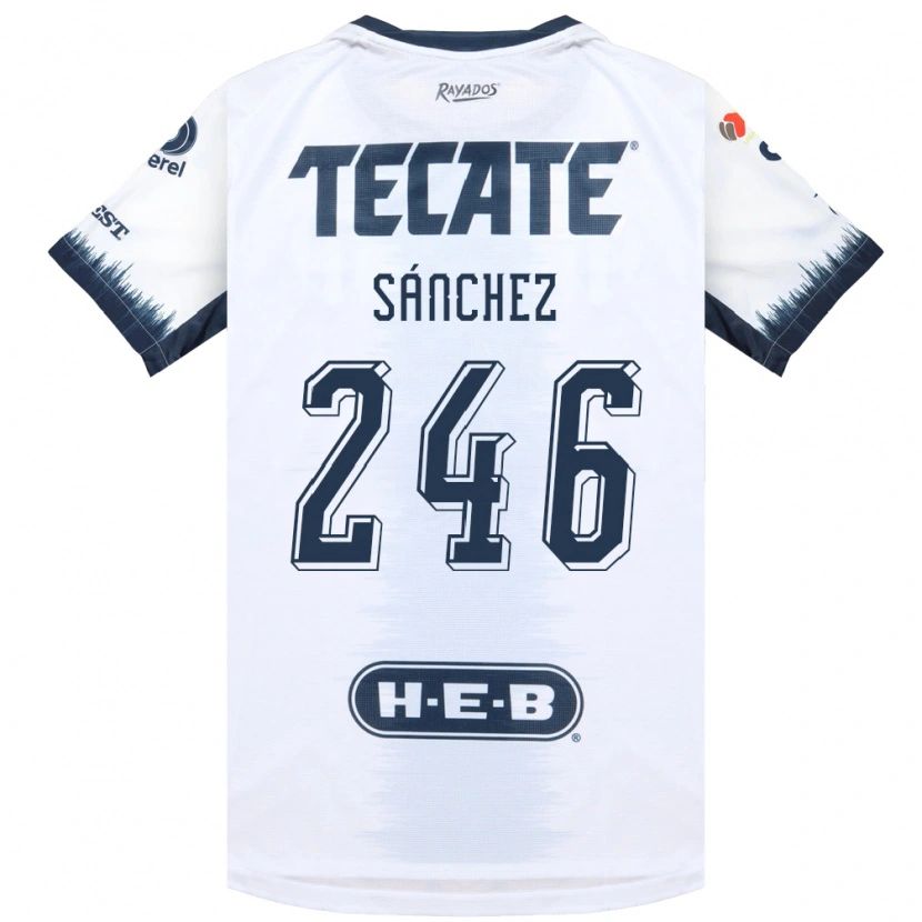 Danxen Heren Diego Sánchez #246 Wit Inktblauw Rood Uitshirt Uittenue 2026/27 T-Shirt