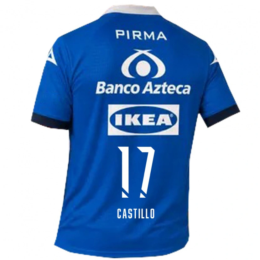 Danxen Heren Raúl Castillo #17 Blauw Wit Uitshirt Uittenue 2026/27 T-Shirt