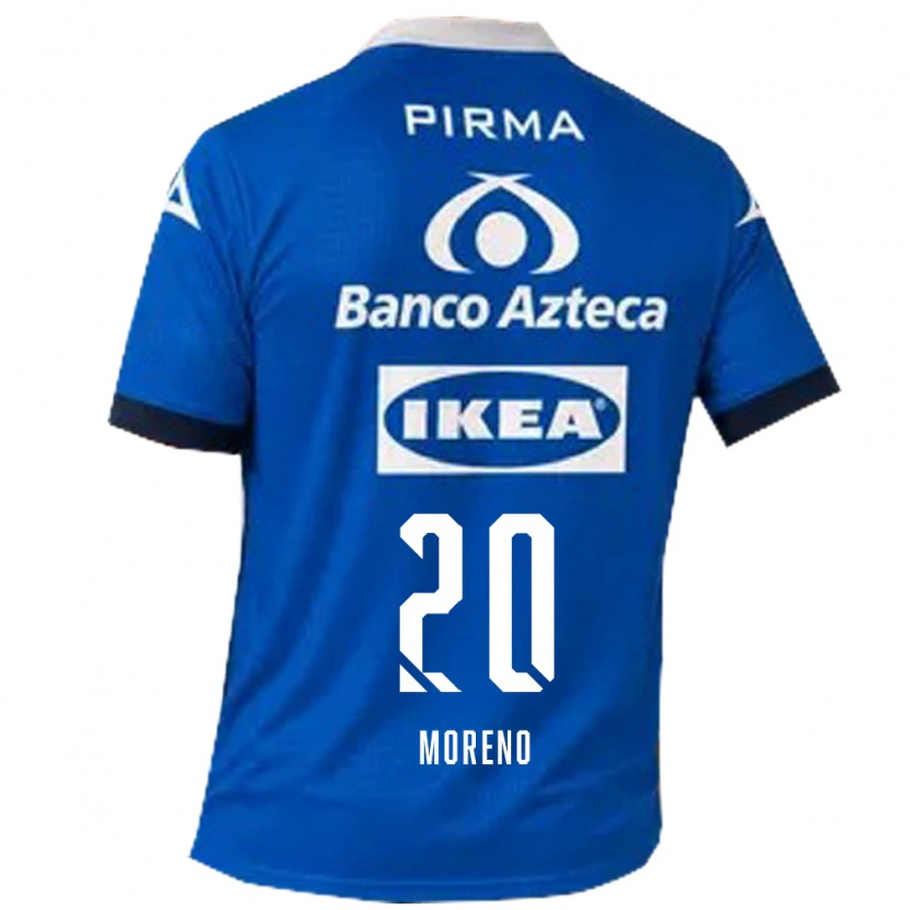 Danxen Heren Ximena Moreno #20 Blauw Wit Uitshirt Uittenue 2026/27 T-Shirt