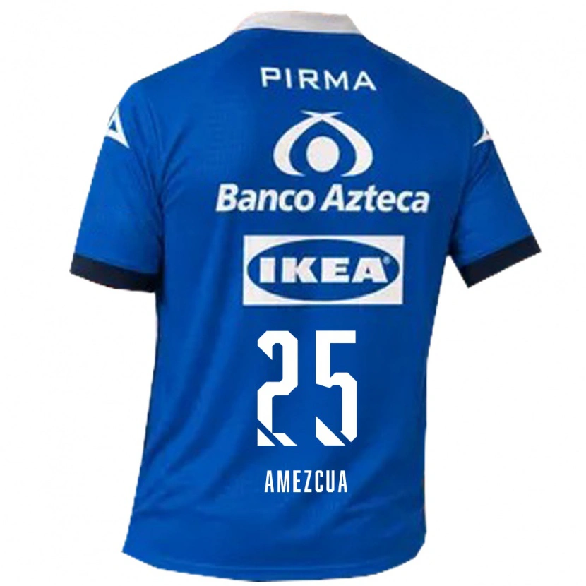 Danxen Heren Mariana Amezcua #25 Blauw Wit Uitshirt Uittenue 2026/27 T-Shirt
