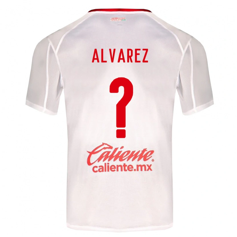 Danxen Heren Sergio Álvarez #0 Wit Groen Rood Uitshirt Uittenue 2026/27 T-Shirt