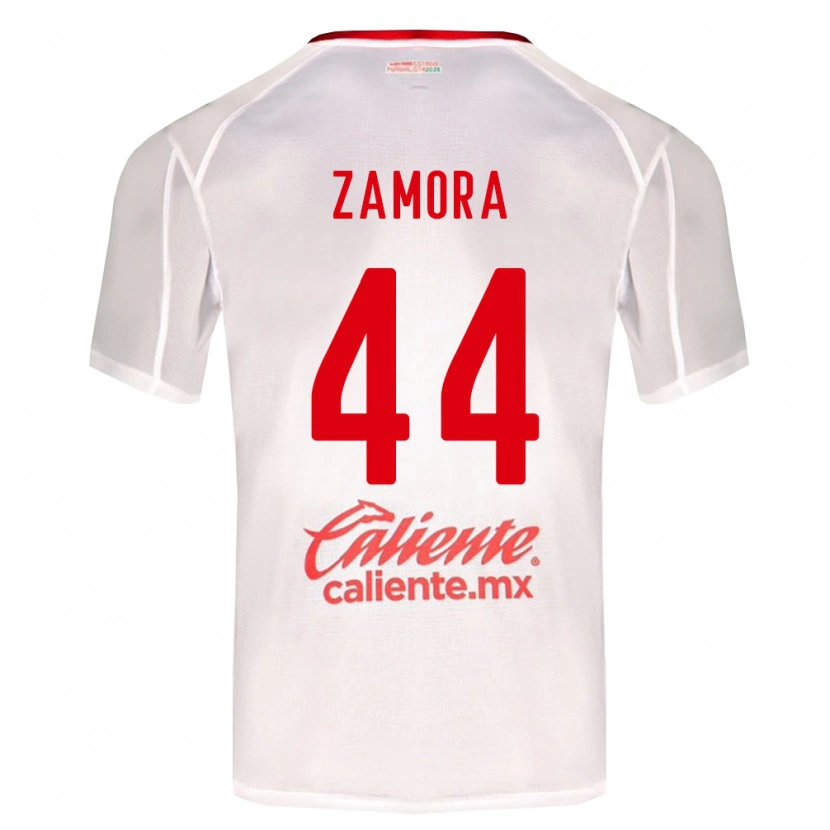 Danxen Heren Saúl Zamora #44 Wit Groen Rood Uitshirt Uittenue 2026/27 T-Shirt