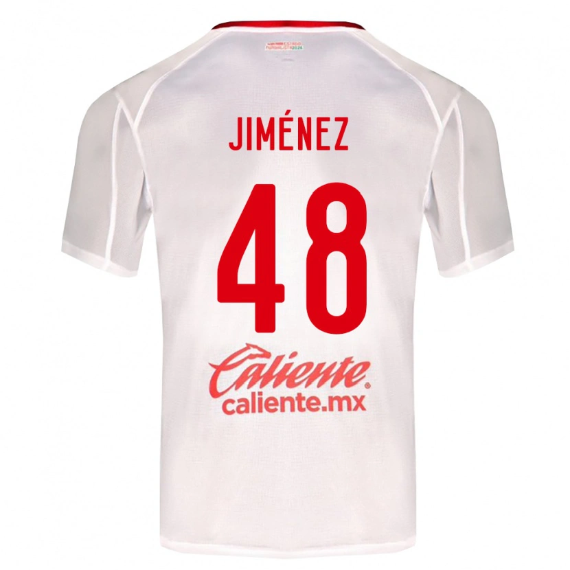 Danxen Heren Leonardo Jiménez #48 Wit Groen Rood Uitshirt Uittenue 2026/27 T-Shirt