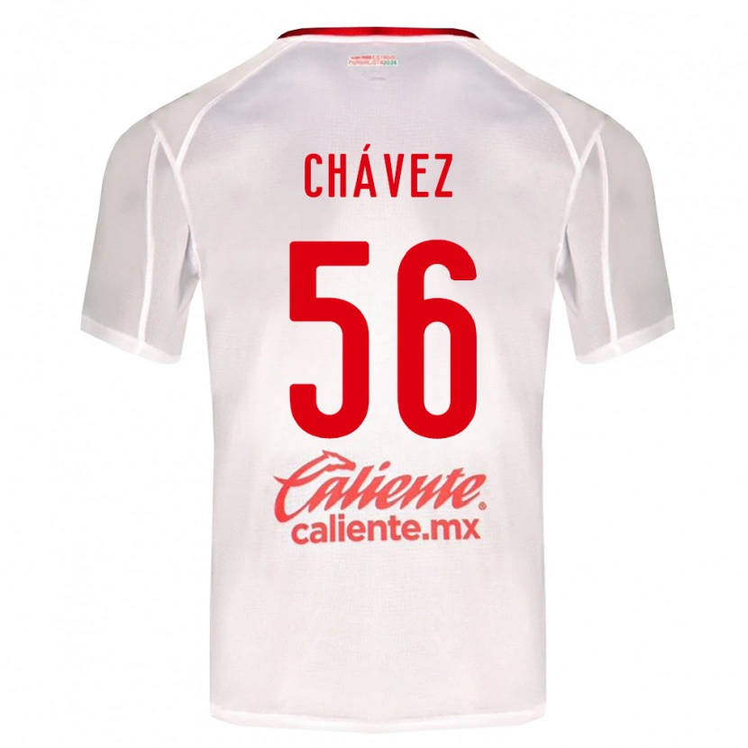 Danxen Heren Ángel Chávez #56 Wit Groen Rood Uitshirt Uittenue 2026/27 T-Shirt