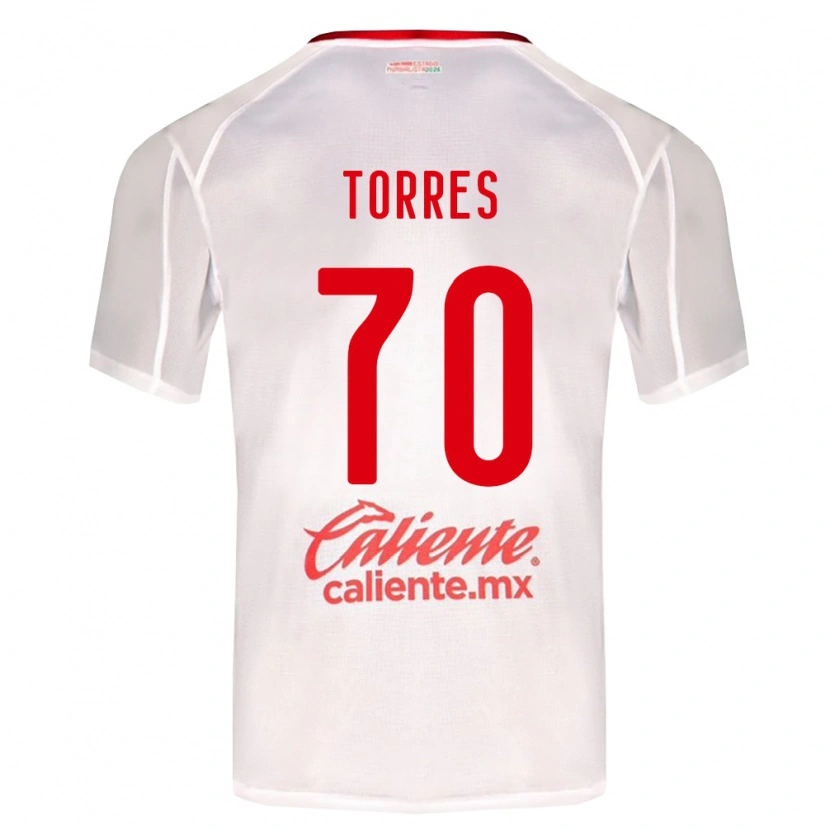 Danxen Heren Leo Torres #70 Wit Groen Rood Uitshirt Uittenue 2026/27 T-Shirt
