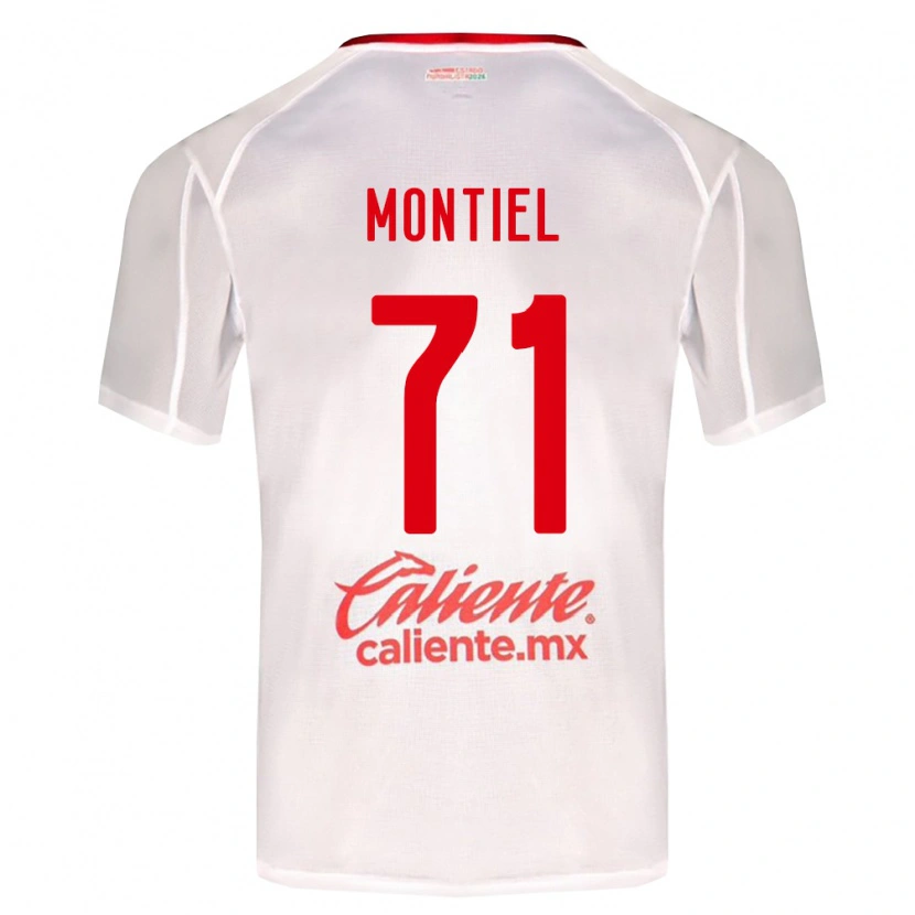 Danxen Heren Erick Montiel #71 Wit Groen Rood Uitshirt Uittenue 2026/27 T-Shirt