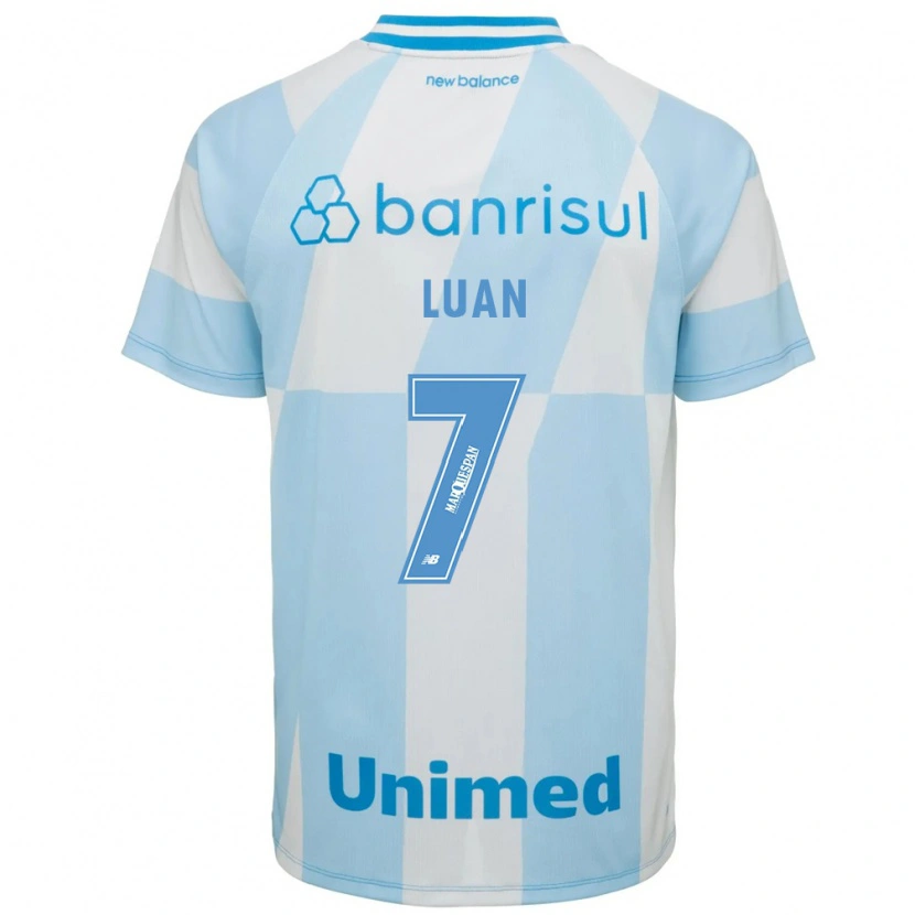 Danxen Heren Luan #7 Lichtblauw Wit Uitshirt Uittenue 2026/27 T-Shirt