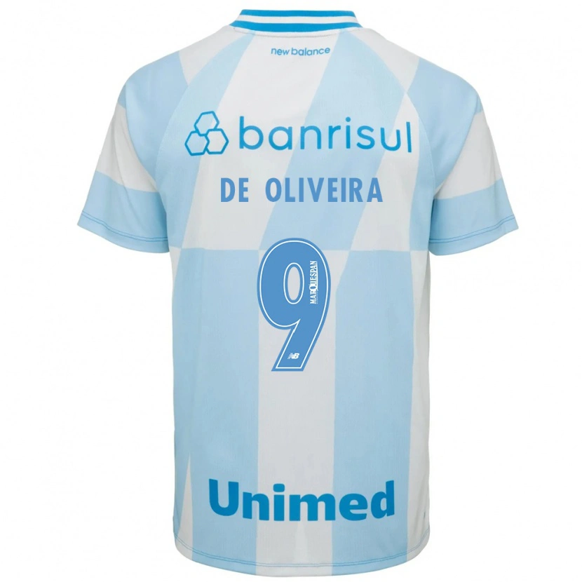 Danxen Heren Veridiana Mostaco De Oliveira #9 Lichtblauw Wit Uitshirt Uittenue 2026/27 T-Shirt