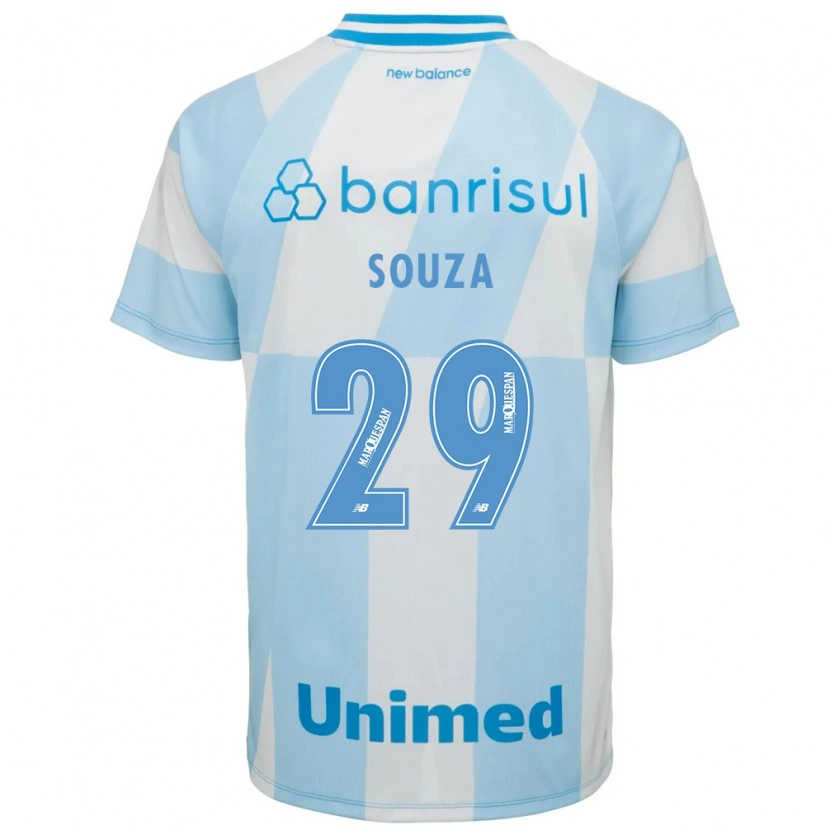 Danxen Heren Diego Souza #29 Lichtblauw Wit Uitshirt Uittenue 2026/27 T-Shirt