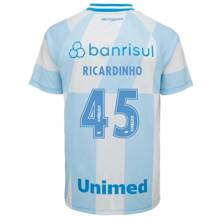 Danxen Heren Ricardinho #45 Lichtblauw Wit Uitshirt Uittenue 2026/27 T-Shirt