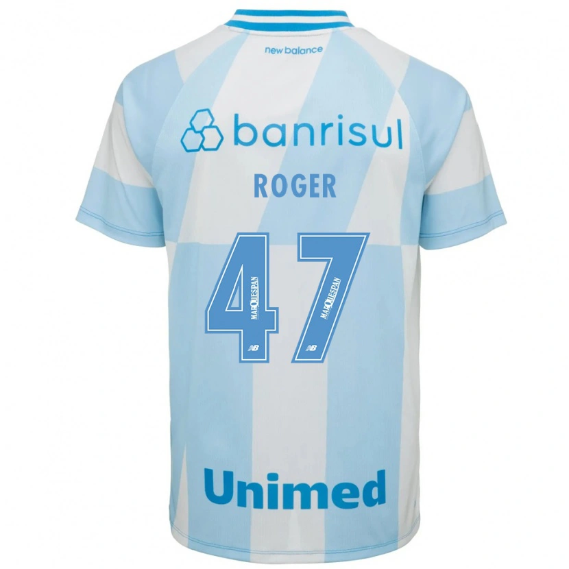 Danxen Heren Roger Dias Fernandes #47 Lichtblauw Wit Uitshirt Uittenue 2026/27 T-Shirt