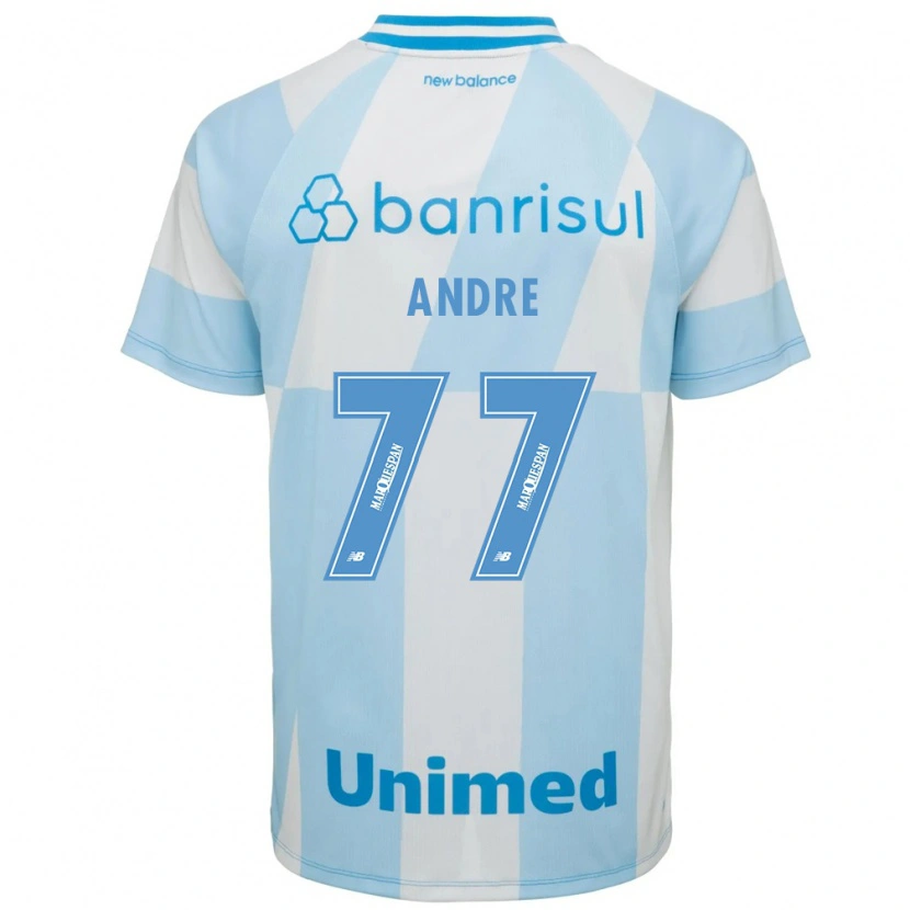 Danxen Heren André #77 Lichtblauw Wit Uitshirt Uittenue 2026/27 T-Shirt