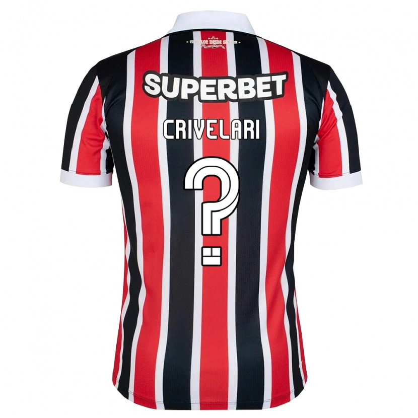 Danxen Heren Giovanna Crivelari #0 Rood Wit Zwart Uitshirt Uittenue 2026/27 T-Shirt