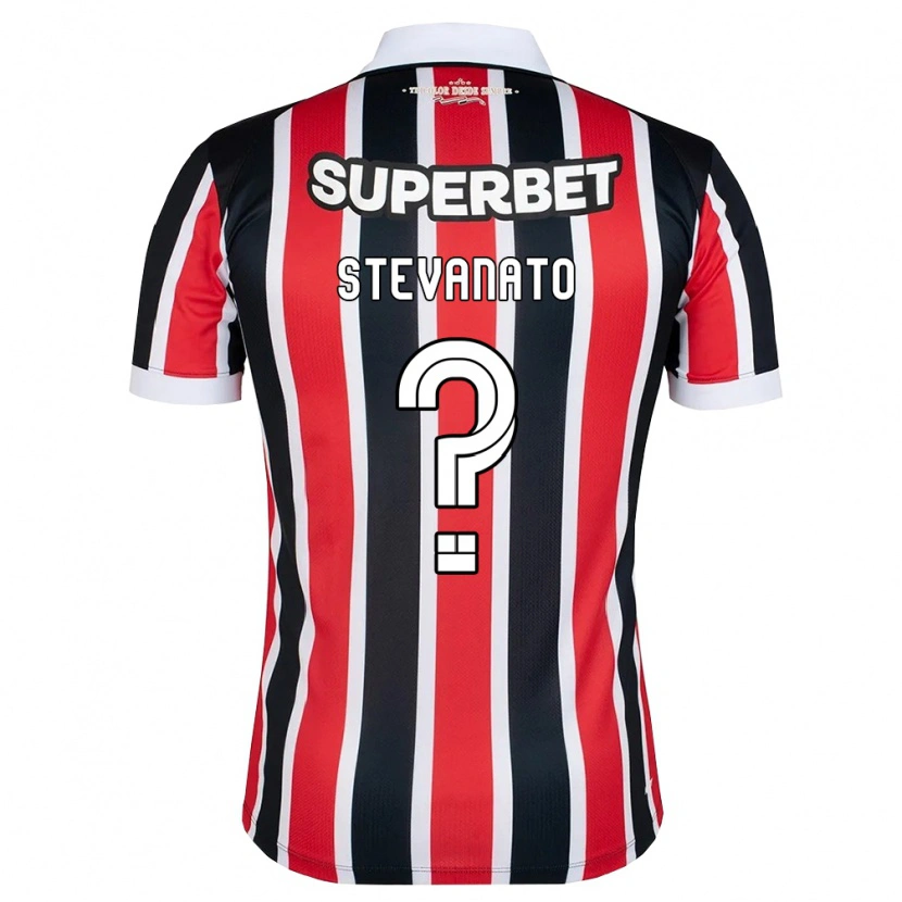 Danxen Heren Stevanato #0 Rood Wit Zwart Uitshirt Uittenue 2026/27 T-Shirt
