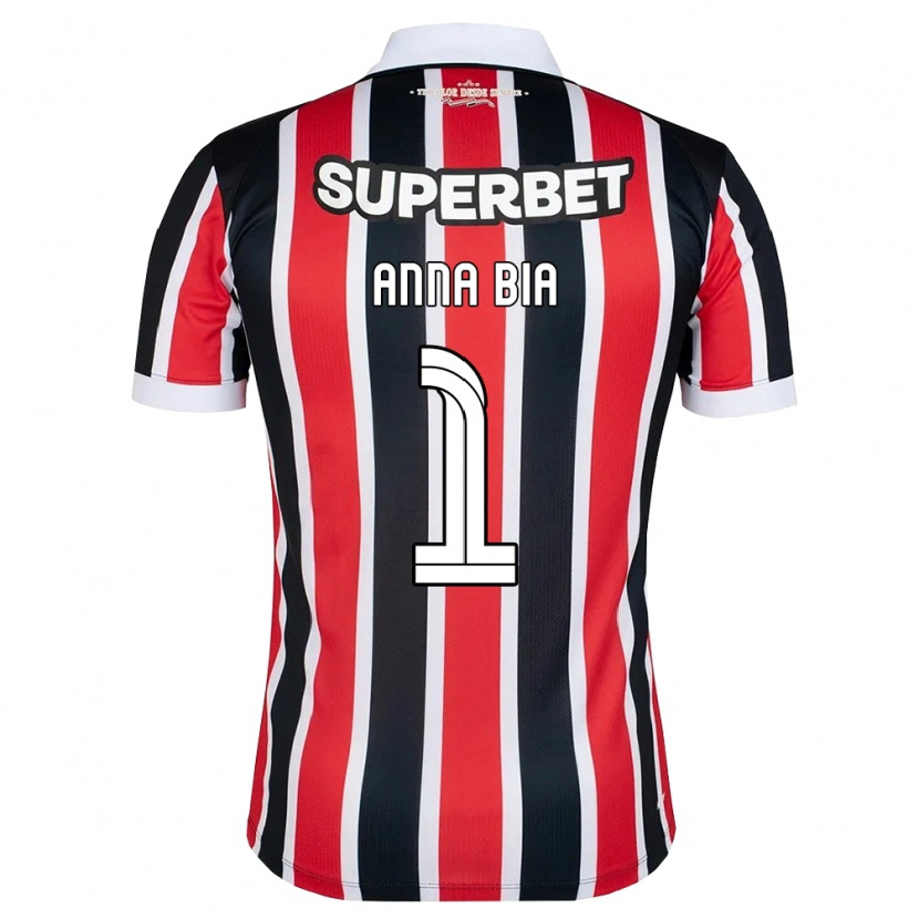 Danxen Heren Anna Bia #1 Rood Wit Zwart Uitshirt Uittenue 2026/27 T-Shirt