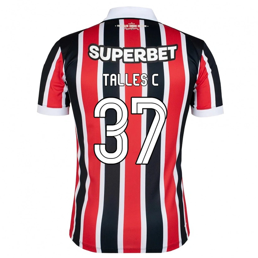 Danxen Heren Talles #37 Rood Wit Zwart Uitshirt Uittenue 2026/27 T-Shirt