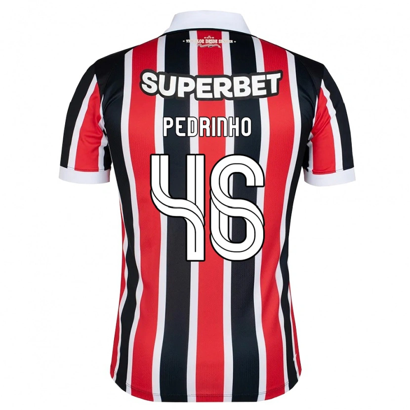 Danxen Heren Pedro Ferreira #46 Rood Wit Zwart Uitshirt Uittenue 2026/27 T-Shirt