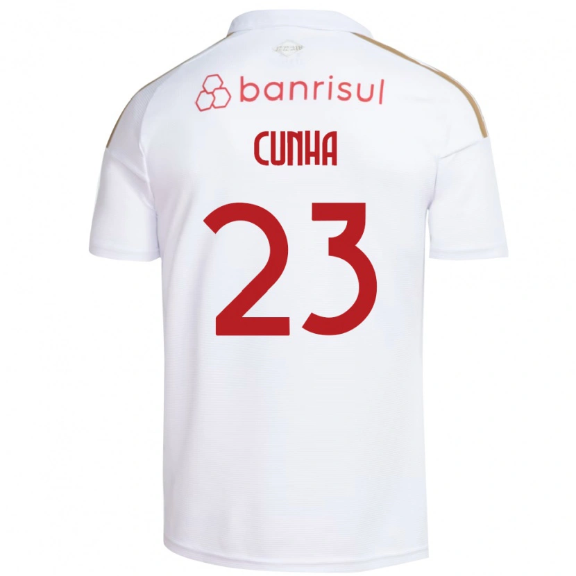 Danxen Heren Matheus Cunha #23 Wit Rood Uitshirt Uittenue 2026/27 T-Shirt