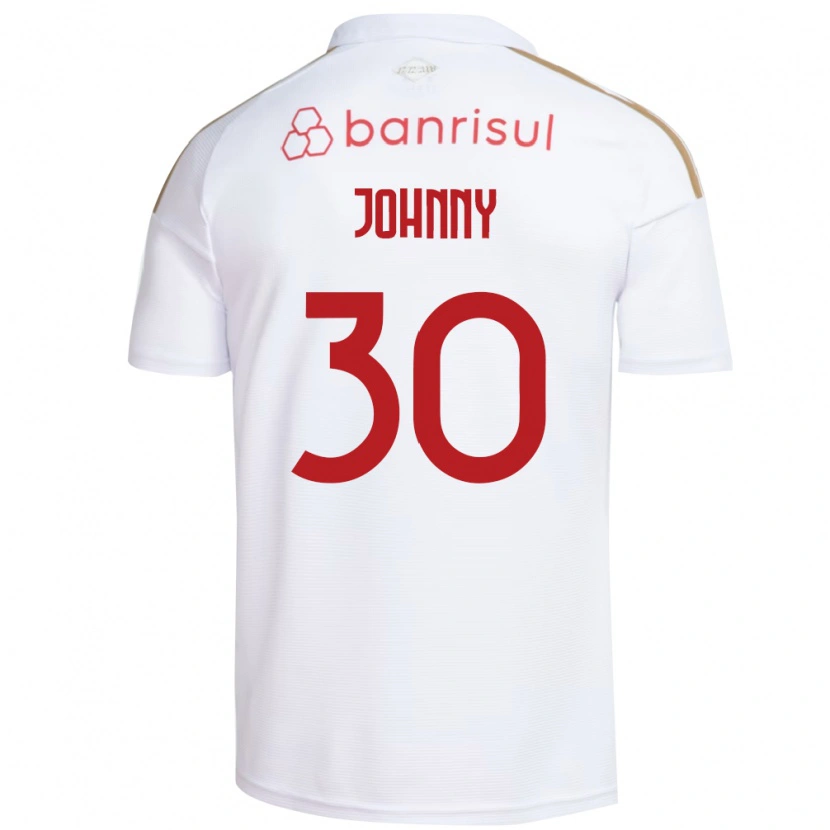 Danxen Heren Johnny #30 Wit Rood Uitshirt Uittenue 2026/27 T-Shirt