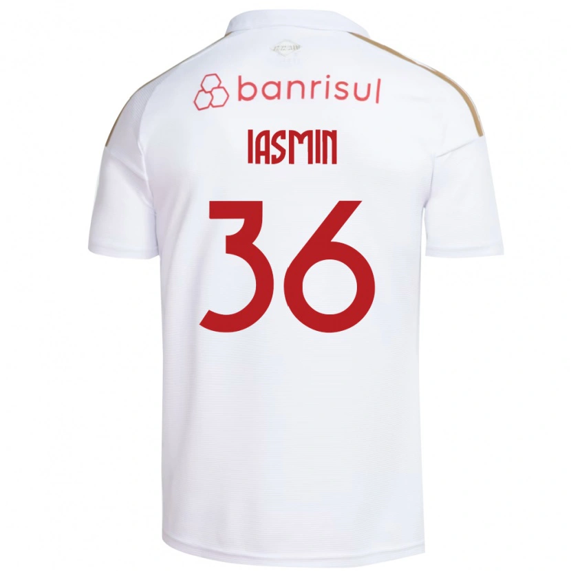 Danxen Heren Iasmin #36 Wit Rood Uitshirt Uittenue 2026/27 T-Shirt