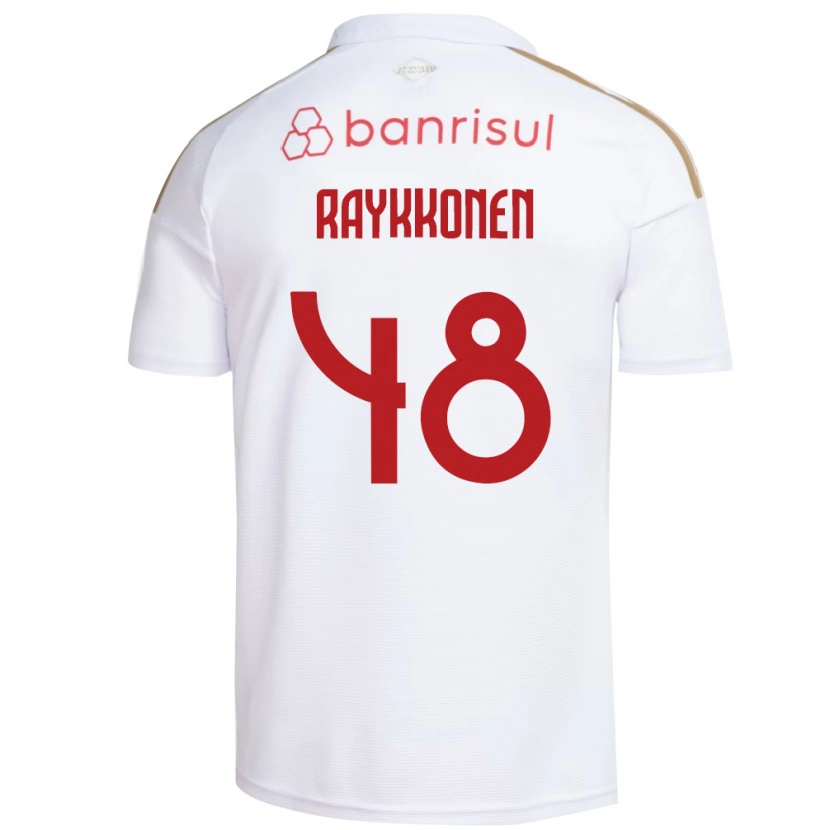 Danxen Heren Raykkonen Pereira Soares #48 Wit Rood Uitshirt Uittenue 2026/27 T-Shirt