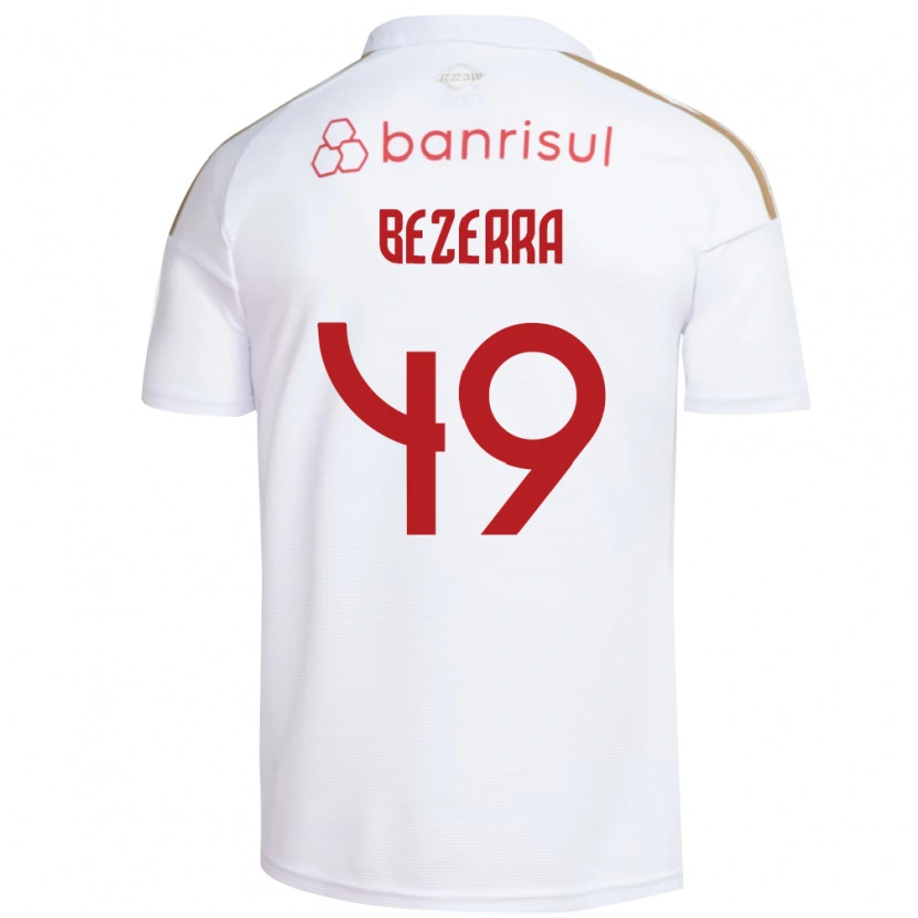 Danxen Heren João Bezerra #49 Wit Rood Uitshirt Uittenue 2026/27 T-Shirt