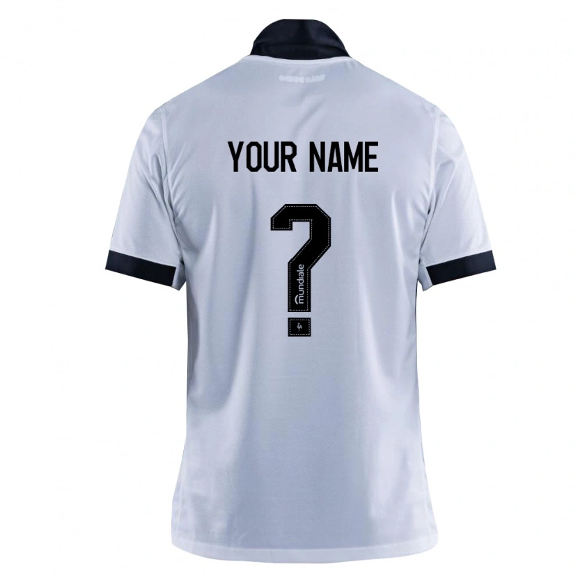 Danxen Heren Uw Naam #0 Zwart Wit Uitshirt Uittenue 2026/27 T-Shirt