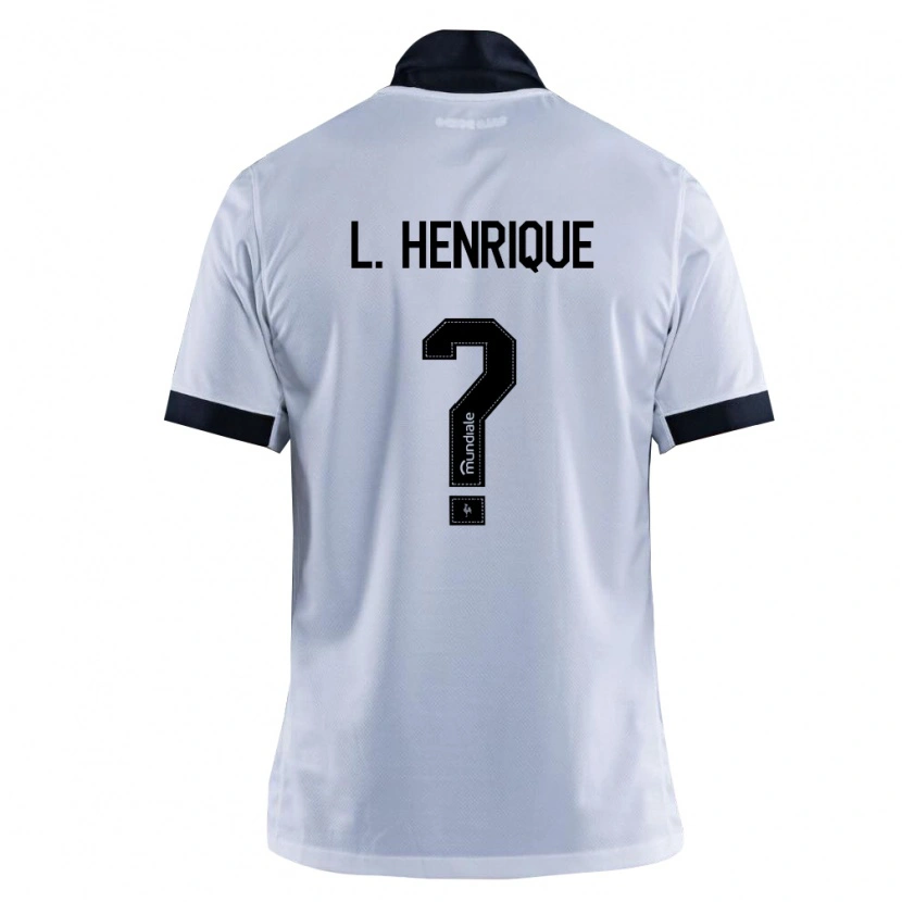 Danxen Heren Luiz Peu #0 Zwart Wit Uitshirt Uittenue 2026/27 T-Shirt