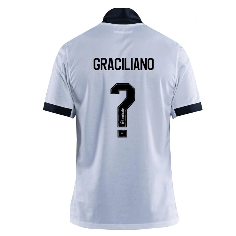 Danxen Heren Arthur Graciliano #0 Zwart Wit Uitshirt Uittenue 2026/27 T-Shirt