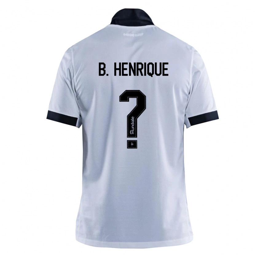 Danxen Heren Bruno Henrique #0 Zwart Wit Uitshirt Uittenue 2026/27 T-Shirt