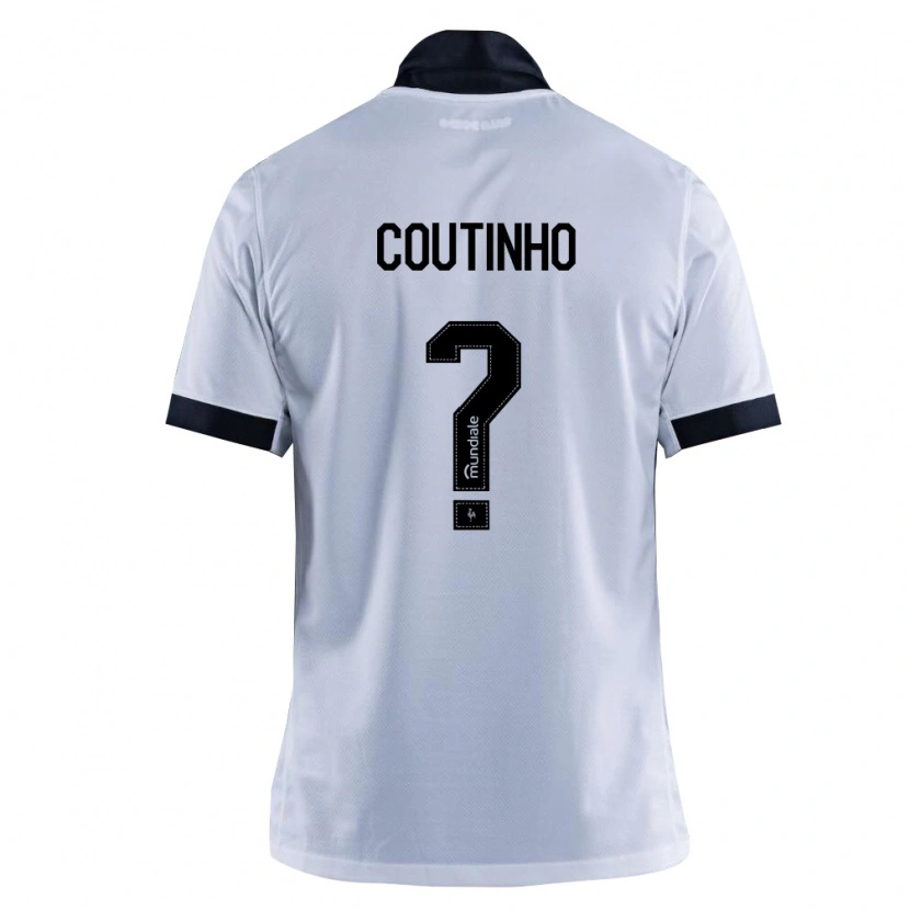 Danxen Heren Coutinho #0 Zwart Wit Uitshirt Uittenue 2026/27 T-Shirt