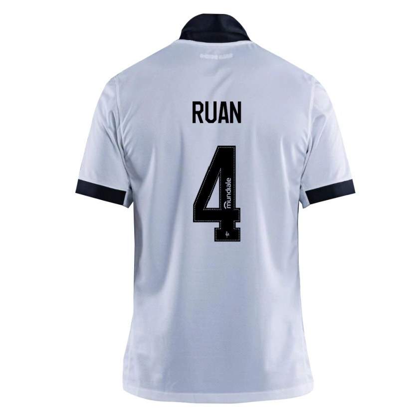 Danxen Heren Ruan Tressoldi Netto #4 Zwart Wit Uitshirt Uittenue 2026/27 T-Shirt