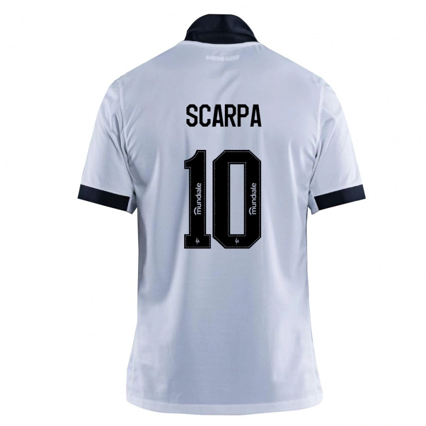 Danxen Heren Gustavo Scarpa #10 Zwart Wit Uitshirt Uittenue 2026/27 T-Shirt