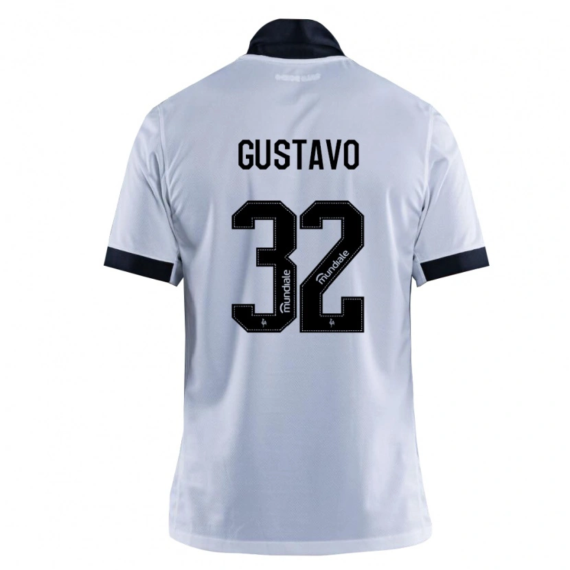 Danxen Heren Luís Gustavo #32 Zwart Wit Uitshirt Uittenue 2026/27 T-Shirt