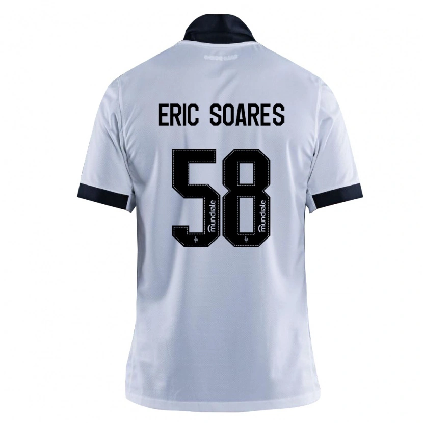 Danxen Heren Eric Soares #58 Zwart Wit Uitshirt Uittenue 2026/27 T-Shirt