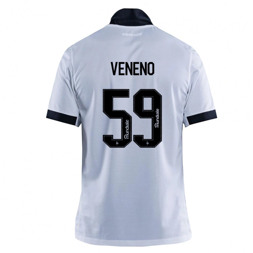 Danxen Heren Gabriel Veneno #59 Zwart Wit Uitshirt Uittenue 2026/27 T-Shirt