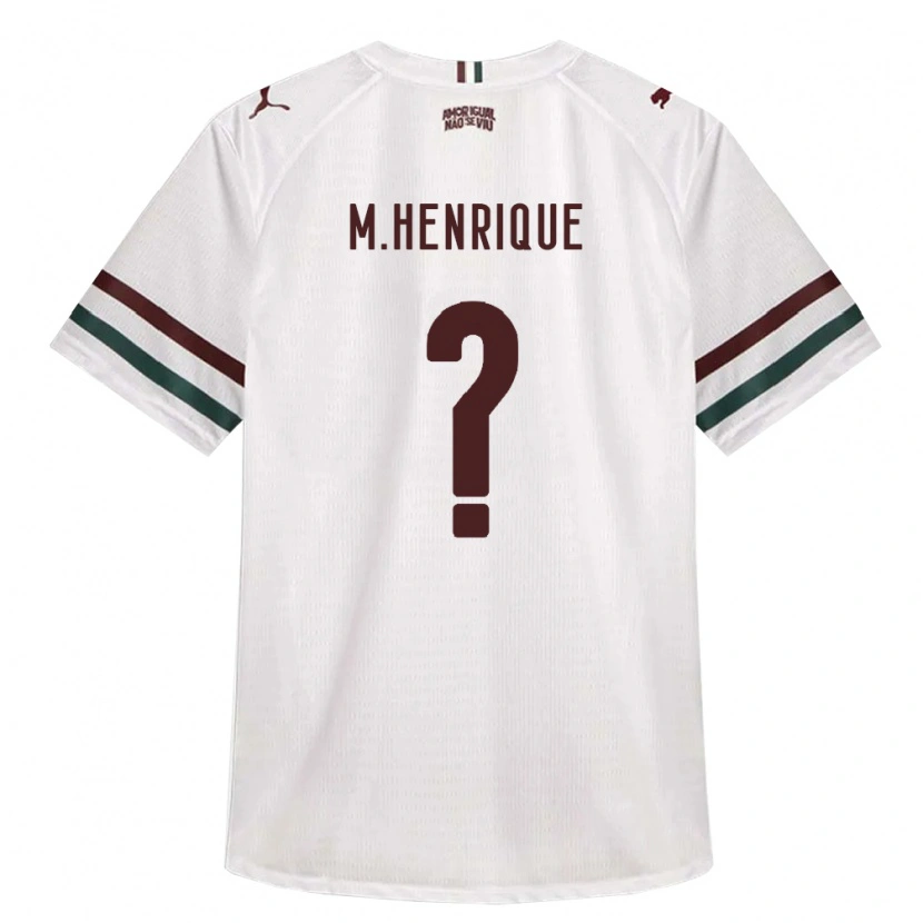 Danxen Heren Miguel Henrique #0 Wit Groen Bordeaux Rood Uitshirt Uittenue 2026/27 T-Shirt