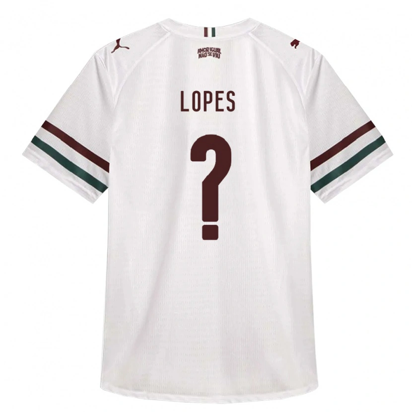 Danxen Heren Italo Lopes #0 Wit Groen Bordeaux Rood Uitshirt Uittenue 2026/27 T-Shirt