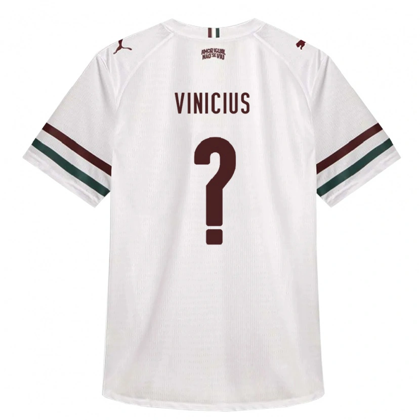 Danxen Heren Vinicius #0 Wit Groen Bordeaux Rood Uitshirt Uittenue 2026/27 T-Shirt