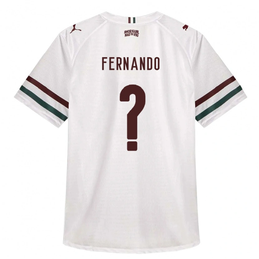 Danxen Heren Luis Fernando #0 Wit Groen Bordeaux Rood Uitshirt Uittenue 2026/27 T-Shirt